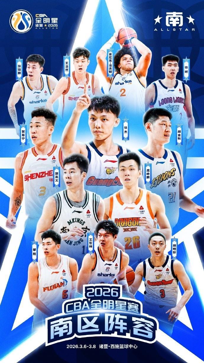 彩票合买-CBA官宣全明星各项完整阵容：张镇麟邹阳入选 替换孙铭徽约克